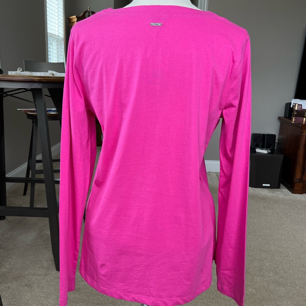 NWT Nautica Top White Rope Laced Front Coastal Beach Pool Large - Picture 7 of 9